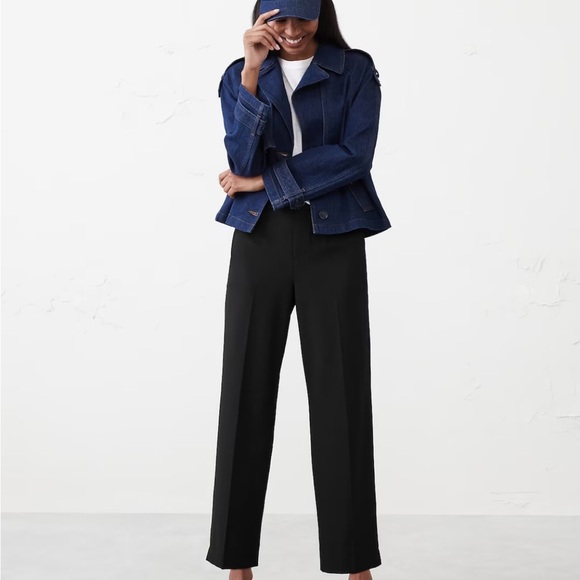 Banana Republic Black Hayden pants size 4 - Picture 1 of 8